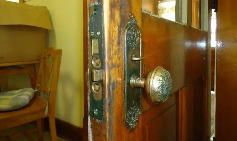 antique mortise lock